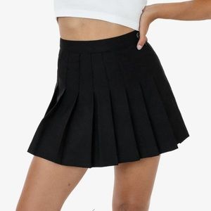 Los Angeles Apparel Tennis Skirt in Black